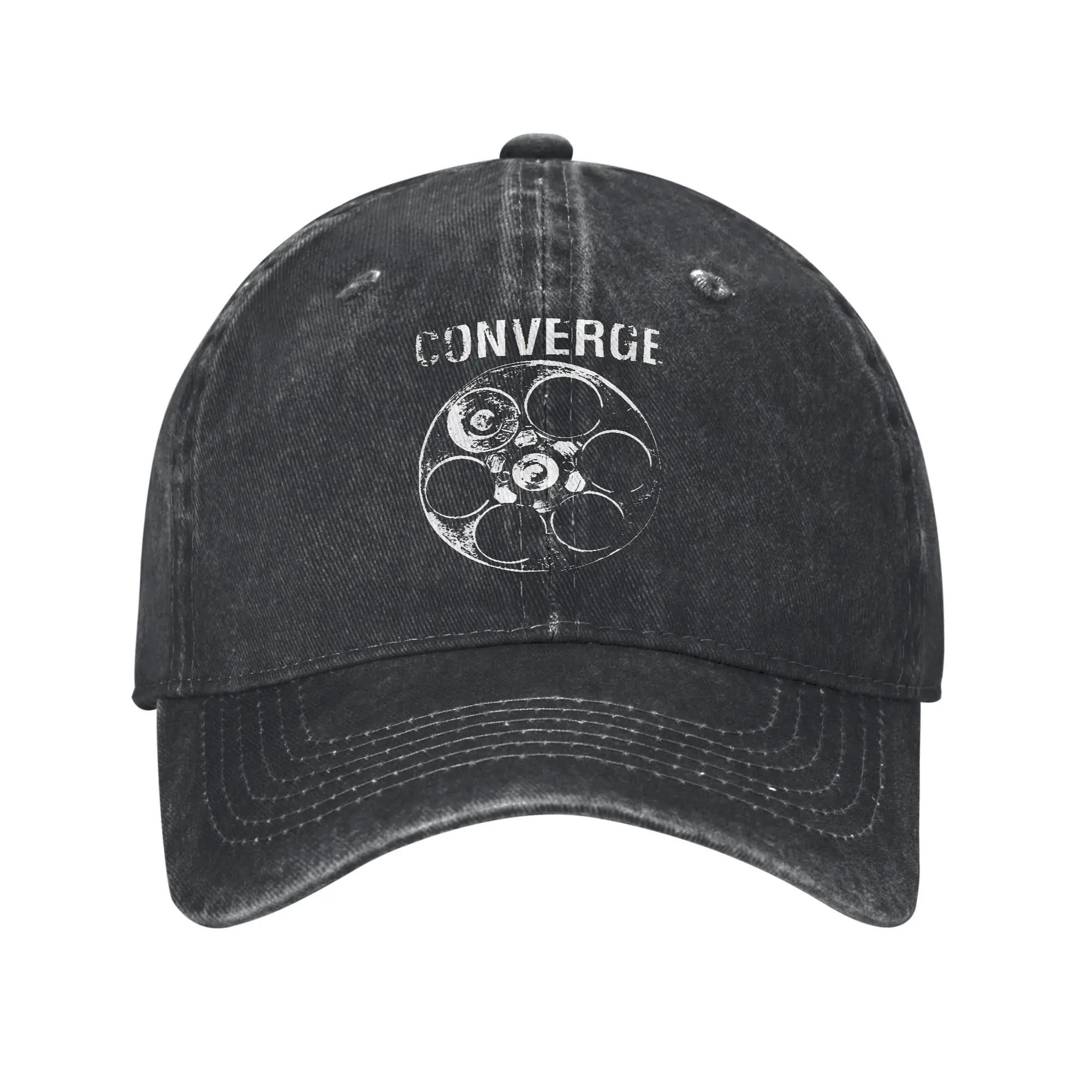 Converge Vintage  Casual Baseball Cap  Outdoor Sport Trucker Hat Summer Breathable Unisex-Teens Street Style Baseball Caps