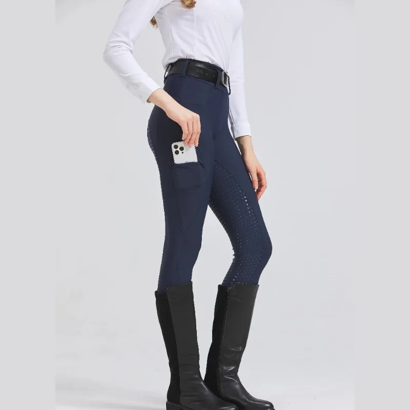 سراويل احترافية لركوب الخيل من السيليكون مضادة للانزلاق سريعة الجفاف ضيقة لركوب الدراجات للامتحانات الفروسية #3