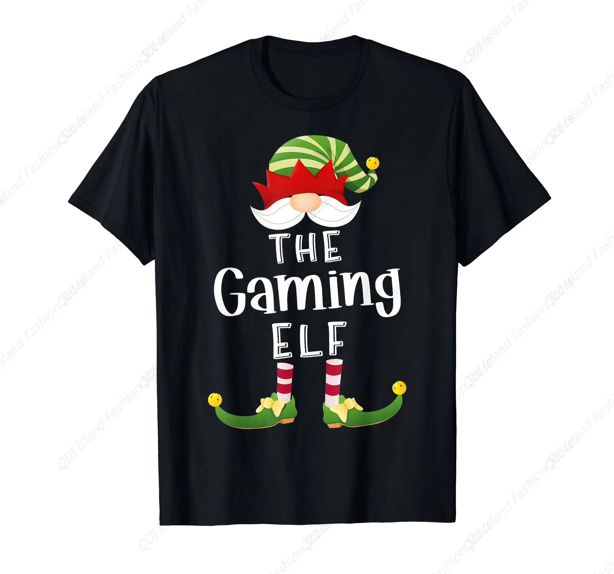 

Gaming Elf Group Christmas Funny Pajama Party T-Shirt