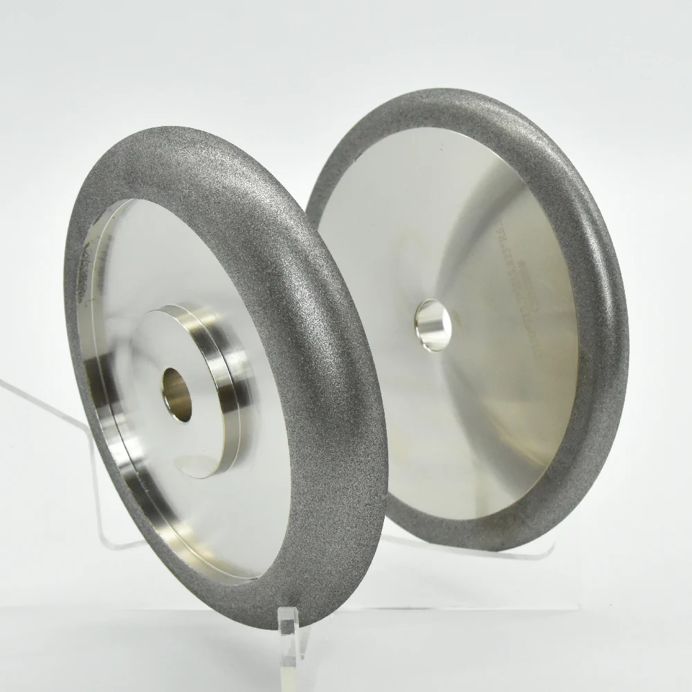 Radius CBN Wheel 150mm 5/8'' Bore for Knife Serration Bore 5/8'' Thickness 1'' 1/2'' R6.35mm for Stainless Steel Carbon Steel