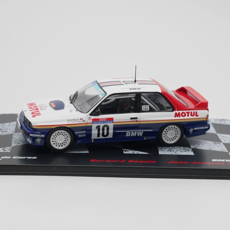 

Diecast IXO 1:43 Scale BMW M3 WRC 1987 Rally Alloy Car Model Collectible Toy Gift Souvenir Display Ornament