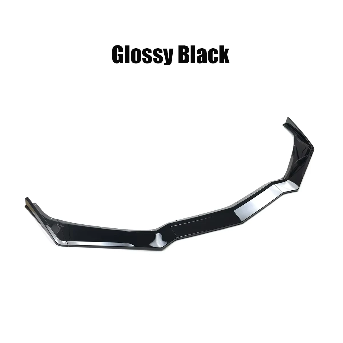 Chevrolet Corvette C8 2 도어 Z51 Stingray STG 3 2020-2024 광택 블랙 카본 룩 용 자동차 앞 범퍼 립 스포일러 스플리터 썸네일 2