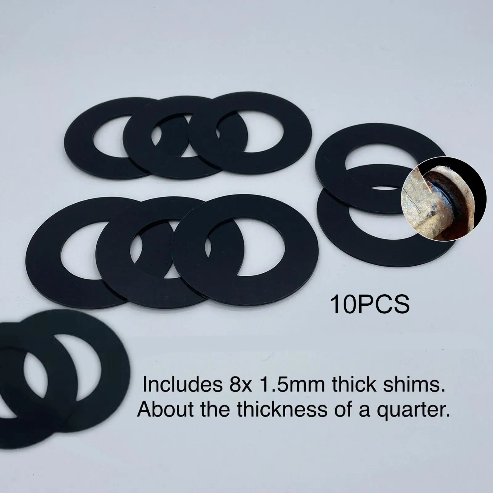 

Compact Excavator Bucket Pin Shims 40mm Spacer Washers for Skid Steer Loader Repair Accessories