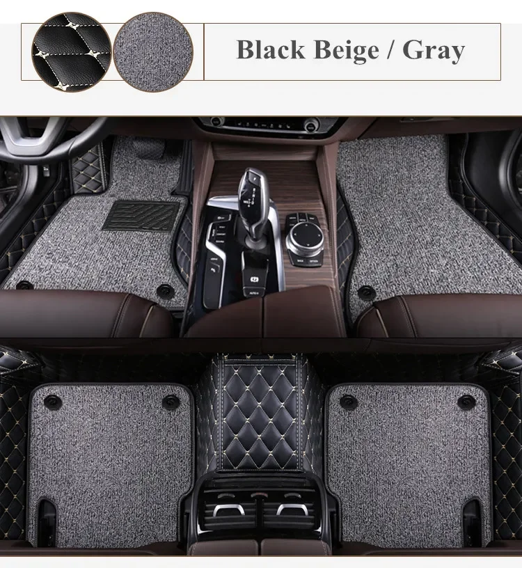 High quality! Custom special car floor mats for Mercedes Benz GLA 220 2024-2020 waterproof double layers carpets for GLA220 2023