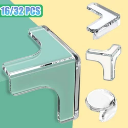 Protectores de esquina de mesa para muebles de bebé, cubiertas transparentes para bordes de mesa, anticolisión, seguridad para bebés