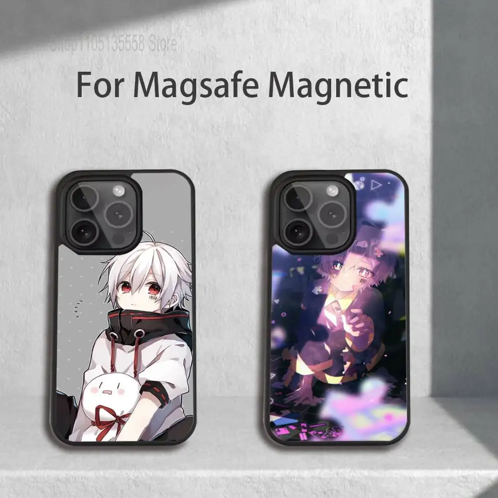 

Singer M-Mafumafu Phone Case For iPhone 17,16,15,14,13,12,11,Pro,Max,Plus,Mini,SE4,E Magnetic Magsafe Wireless Charging