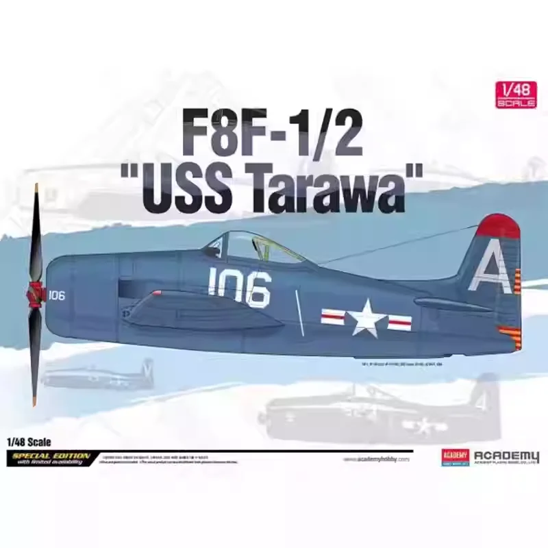 

1/48 Academy 12313 F8F-1/2 USS TARAWA Carrier Based Aircraft Special Edition