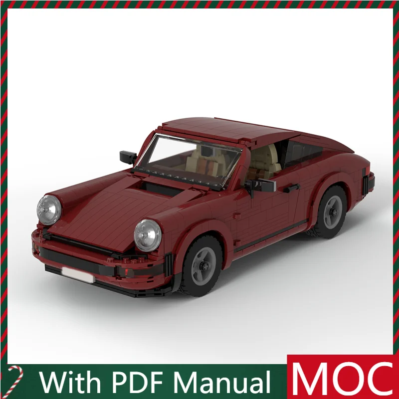 

Hot 1660 PCS Elegant Convertible Coupe Modular Building Blocks Model For Kid Education DIY Display Toy Birthday Christmas Gifts