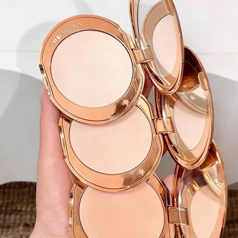 Charlotte Tilbury Limited Setting Powder Flawless Starlight Setting Powder Compact Matte Two Colors Blush Cosmetics Lip Mask