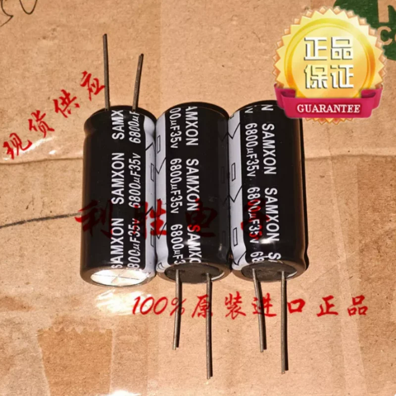 

10PCS-100PCS 6800UF 35V Taiwan Sanxin electrolytic capacitor 35V6800UF 18 * 40 KM 105 degrees