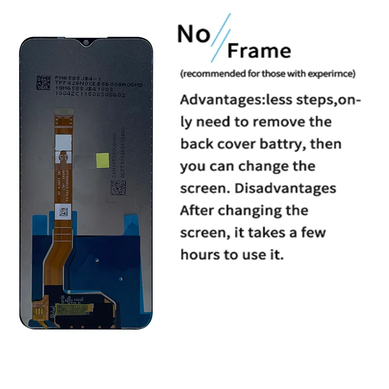 Ensemble écran tactile LCD de remplacement, 6.56 pouces, IPS, pour Oppo A59 5G CPH2617 A17K