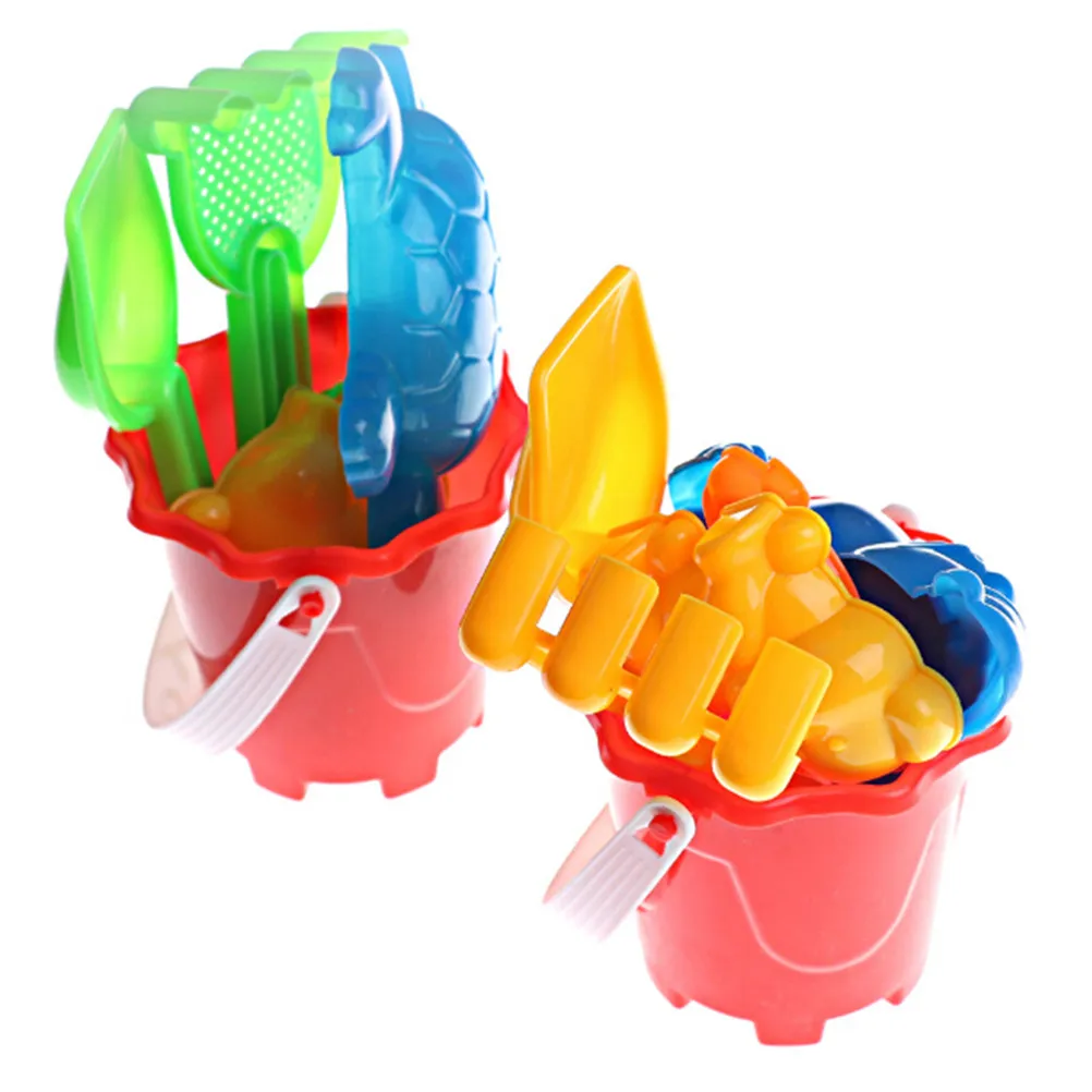 Kids Beach Castle Bucket Spade Shovel Rake Water Tools Kids Beach Sand Tool Toys