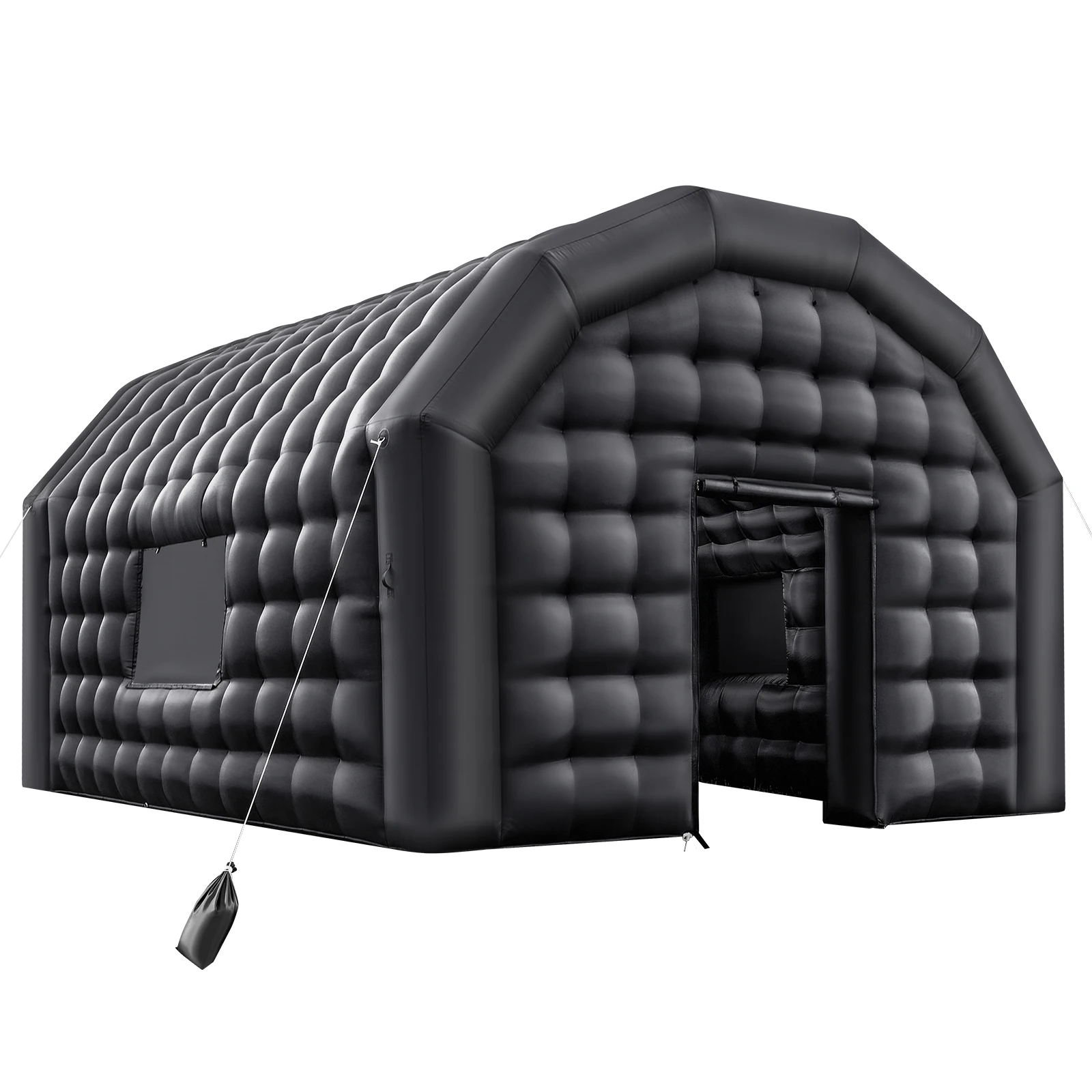 VEVOR Inflatable Nightclub Inflatable Party Tent with Blower &Sandbag Ventilated Blow up Night Club with Windows for Event Party