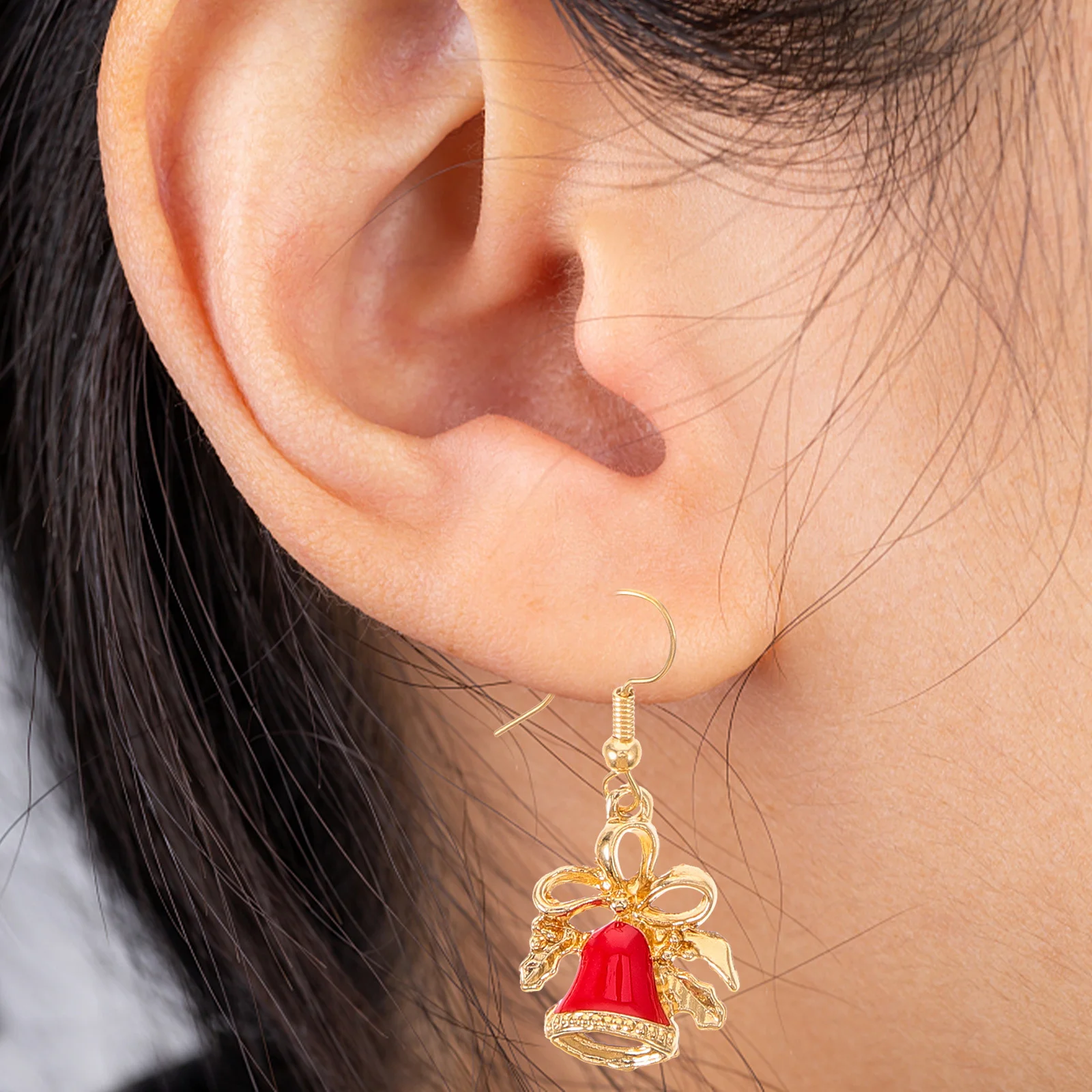 

3Pairs Christmas Hat Earrings Unique Xmas Design Lightweight Dangle Earrings for Women Christmas Party Jewelry Gift