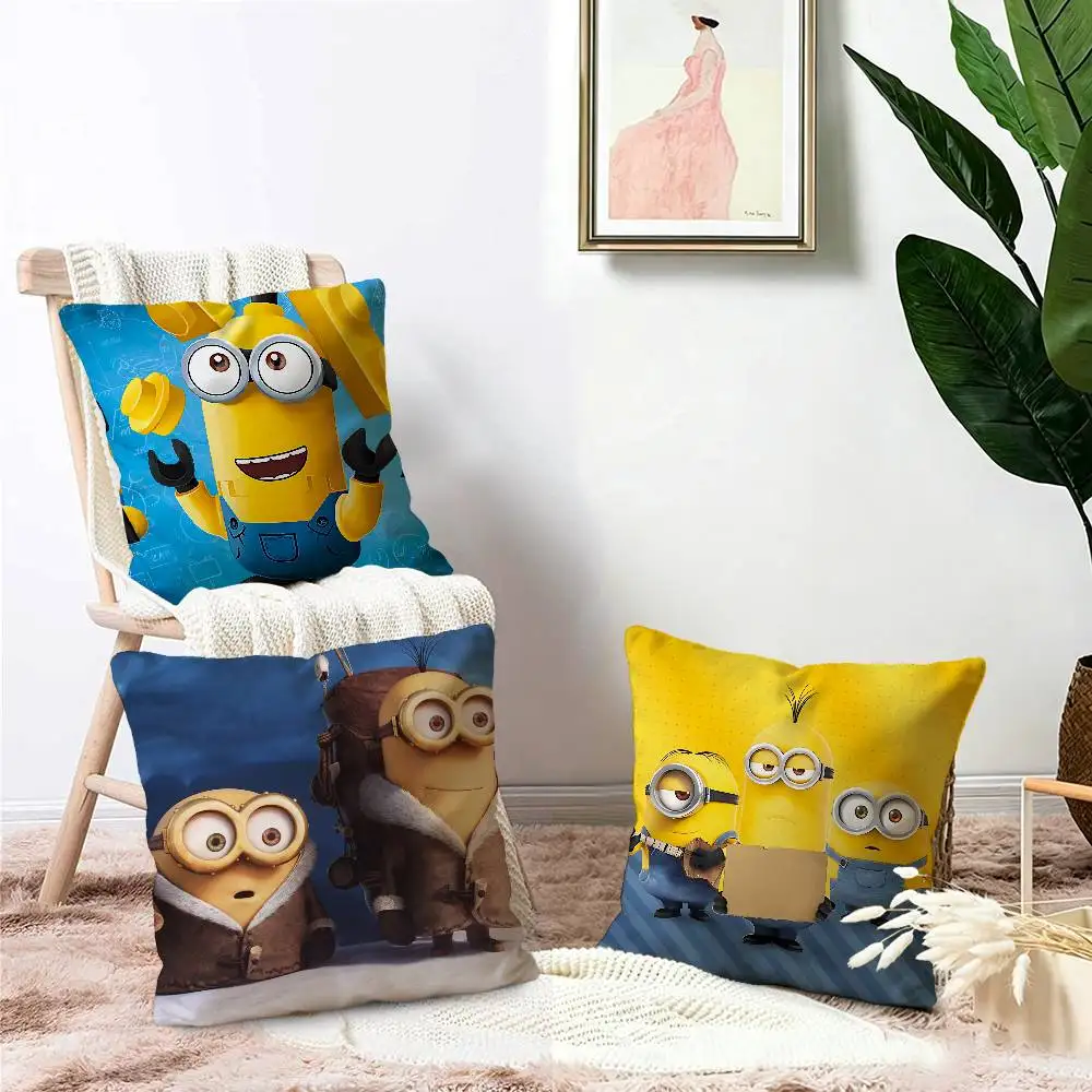 M-MinionS-S Personalized picture text home decorative pillows Household Gifts 45x45cm