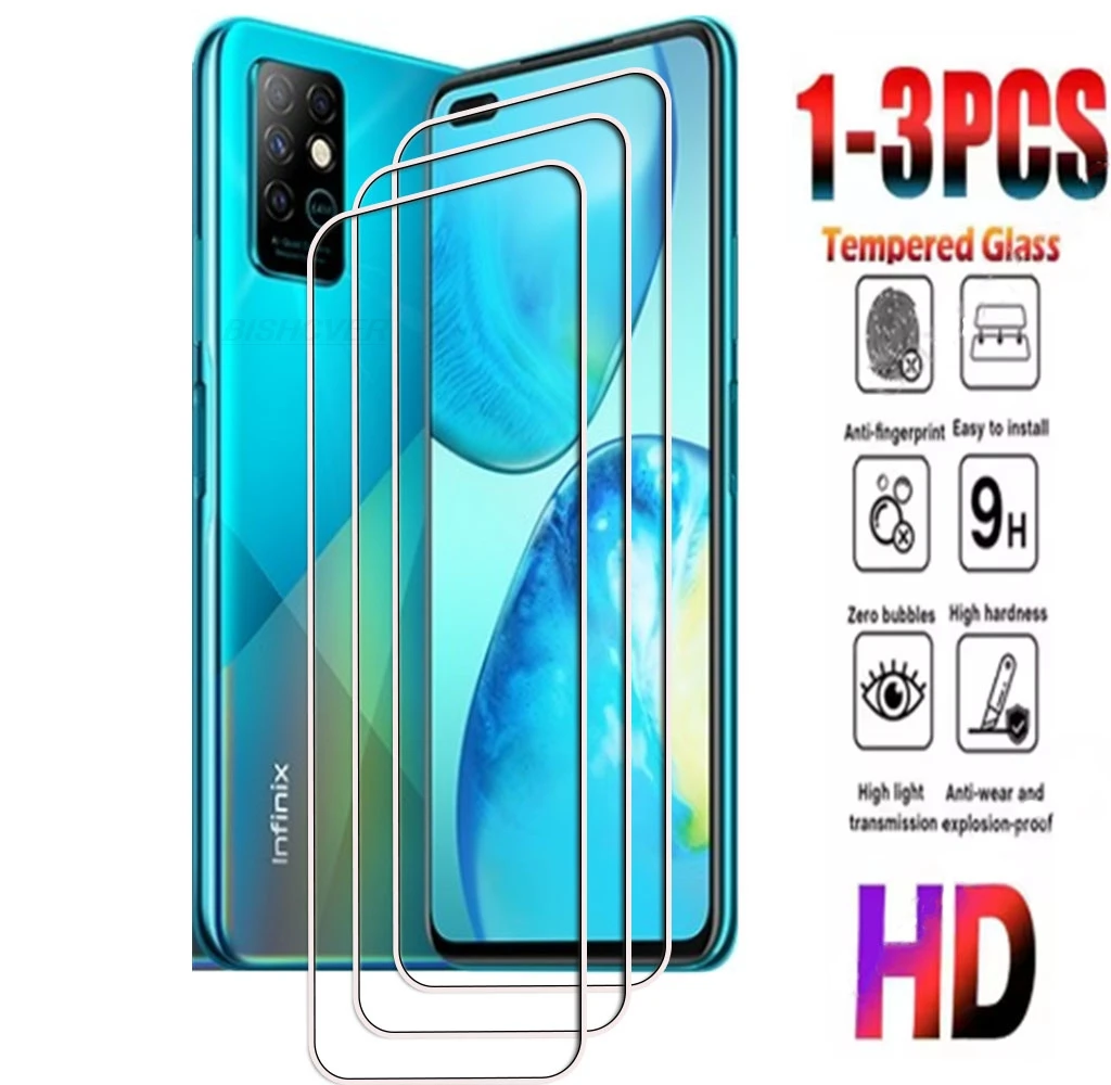 1-3PCS 9H HD gehärtetes Glas für Infinix Note 40 4G 40X 5G 30 Pro VIP 30i 12 2023 11 11S 11i 7 8 8I 10 Displayschutzfolie