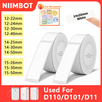 Niimbot 1Roll D110 Mini Portable Thermal Printer White Sticker Waterproof Paper Adhesive Label White Anti-Oil For D11 D101 D110