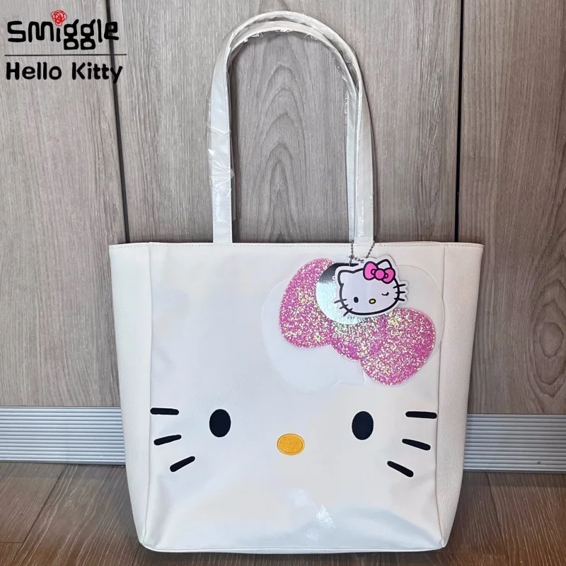 

Genuine New Australian Smiggle Cute Pu Bag Large Capacity Shoulder Bag Handbag Student Tutoring Package Students' Supplies Gift
