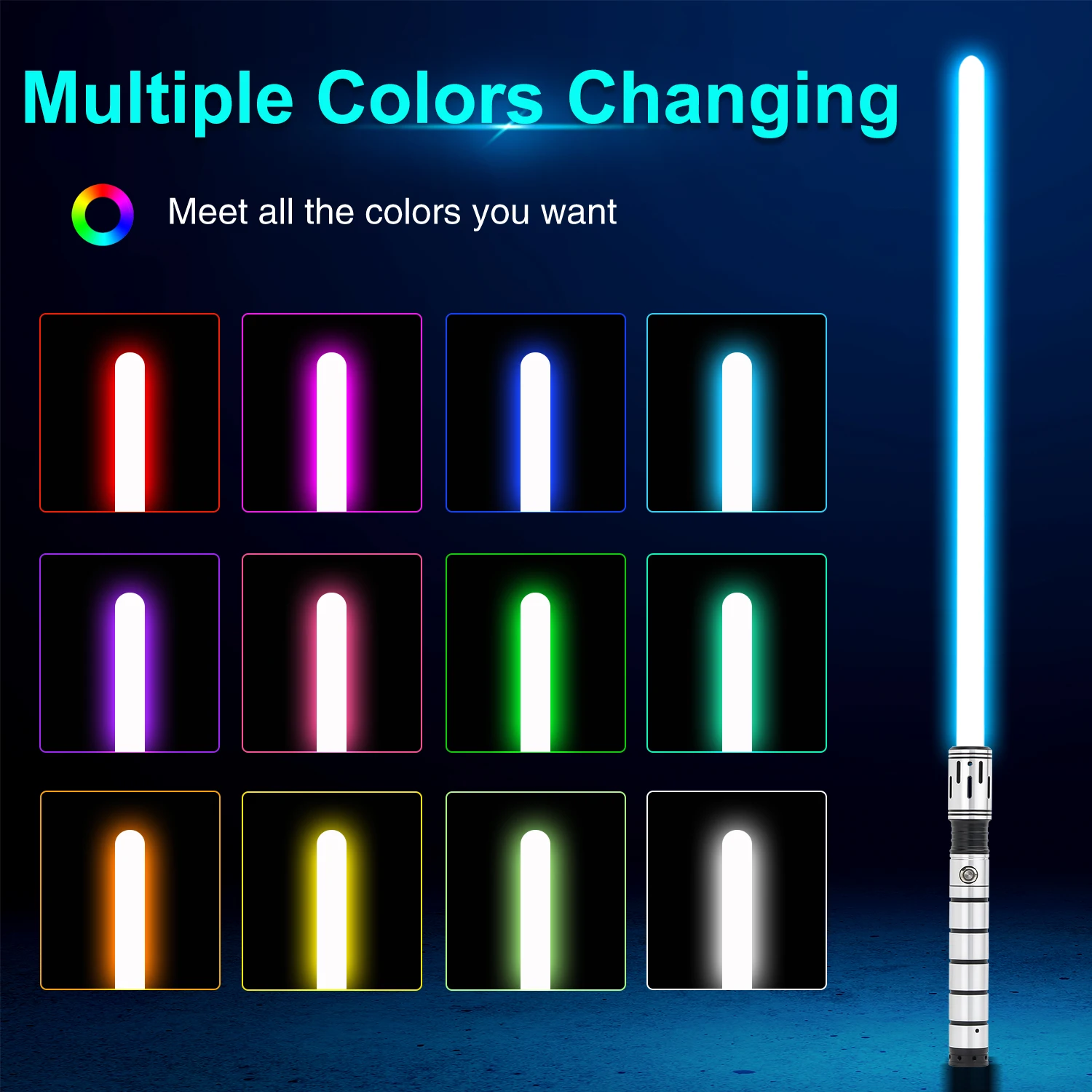 TXQSABER Heavy Dueling Lightsaber Neo Pixel SNV4 App ควบคุม Smooth Swing โลหะ Hilt ดาบเลเซอร์ Blaster คอสเพลย์ของเล่น
