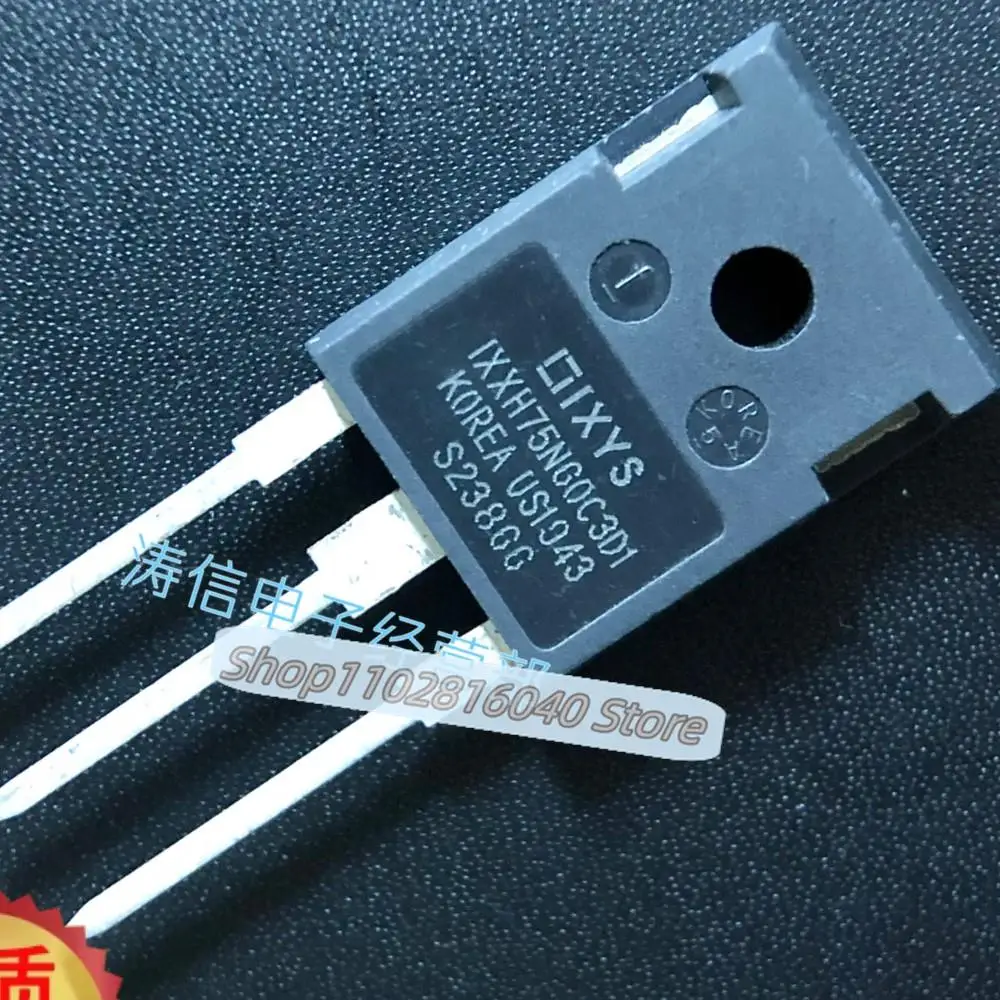 10PCS/Lot IXXH75N60C3D1  TO-247 75A 600V IGBT Best Quality Imported Original