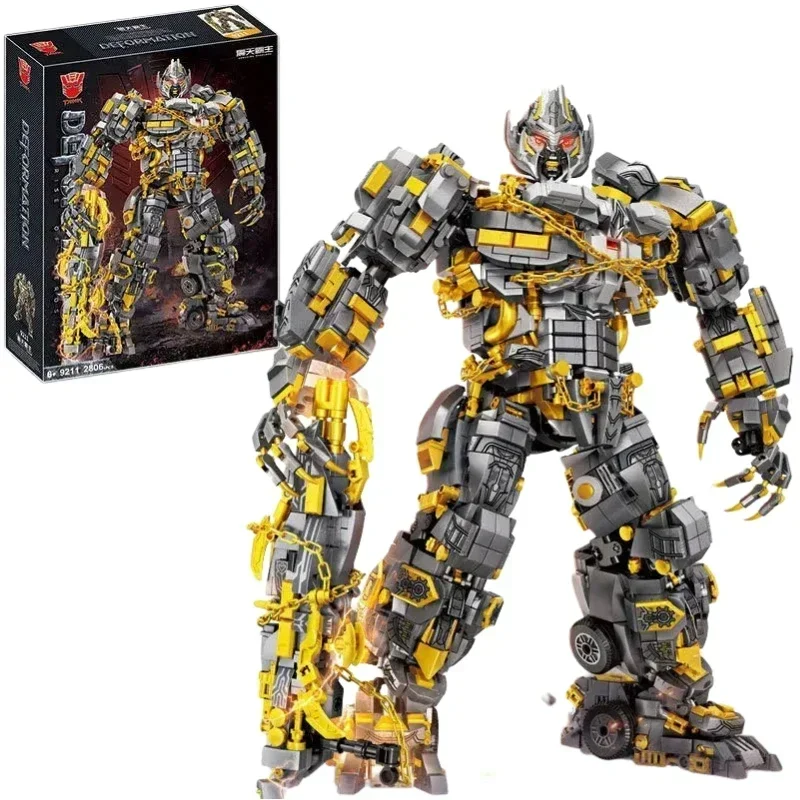 In Stock Transformation New 2086PCS Beasts Robot MOC Building Sets Bricks Mecha War Blocks Action Figure Toy Collection Gift