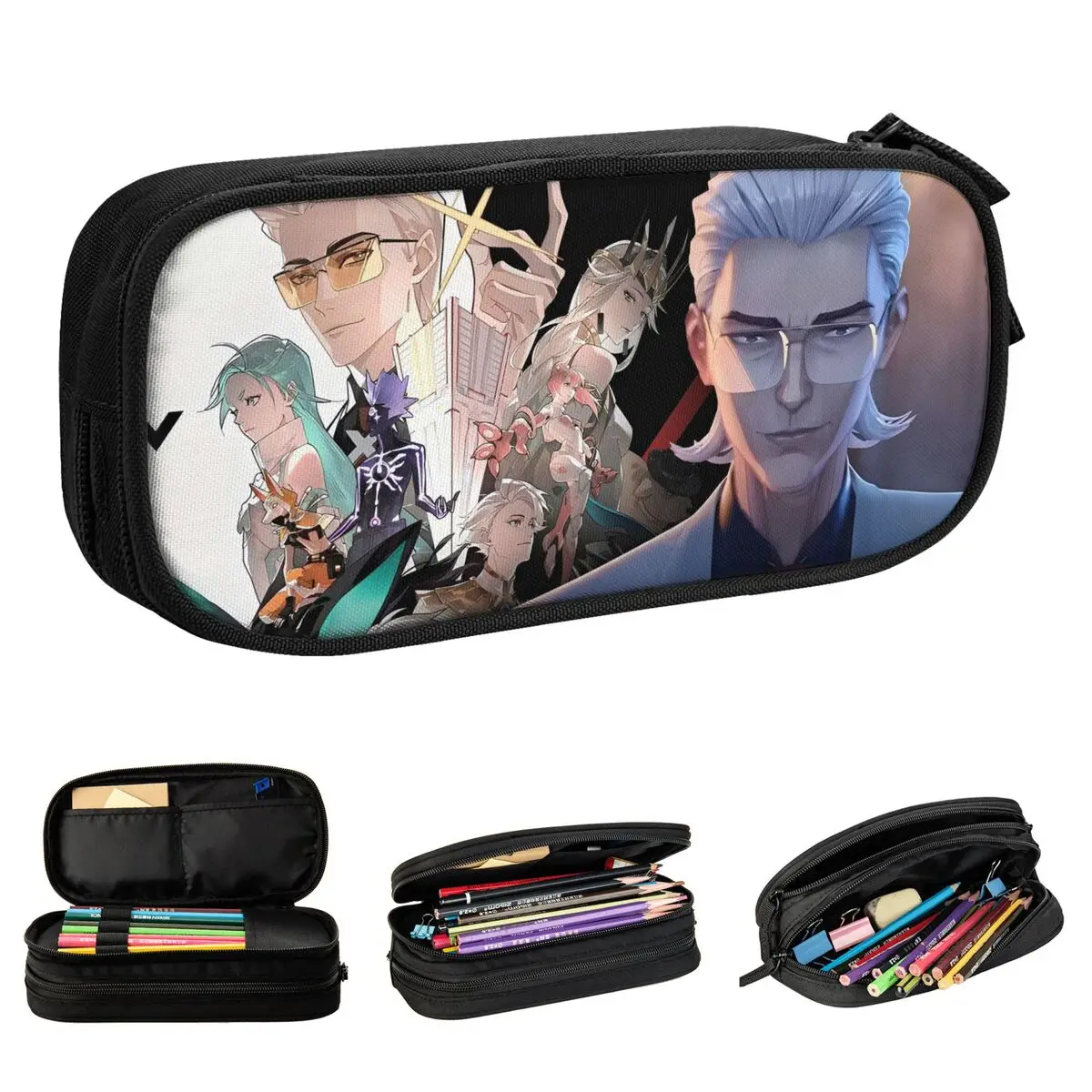 

Lovely To Be Hero X Anime Pencil Cases Pencilcases Pen Box for Student Large Storage Bag School Supplies Gift Stationery