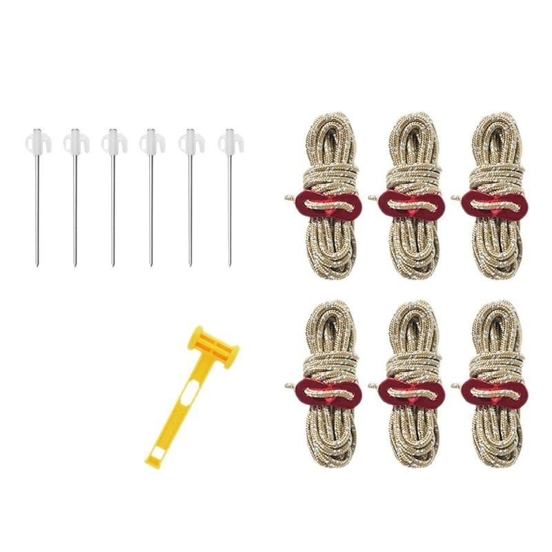 

Outdoor luminous sky floor hammer set, outdoor tent luminous floor nails floor cloth nails