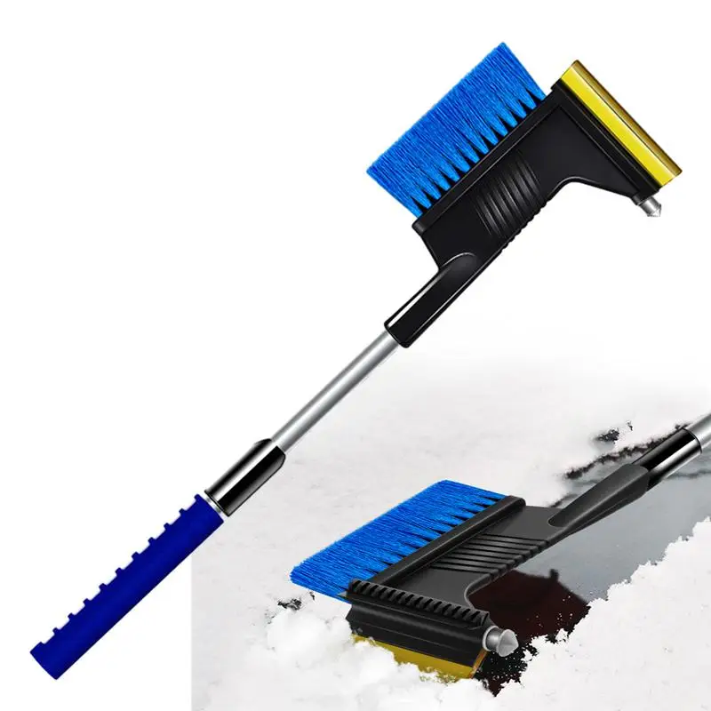 Pelle à neige et grattoir à glace d'hiver pour voiture, brosse de balayage, livres de pare-brise de fenêtre, outil de retrait