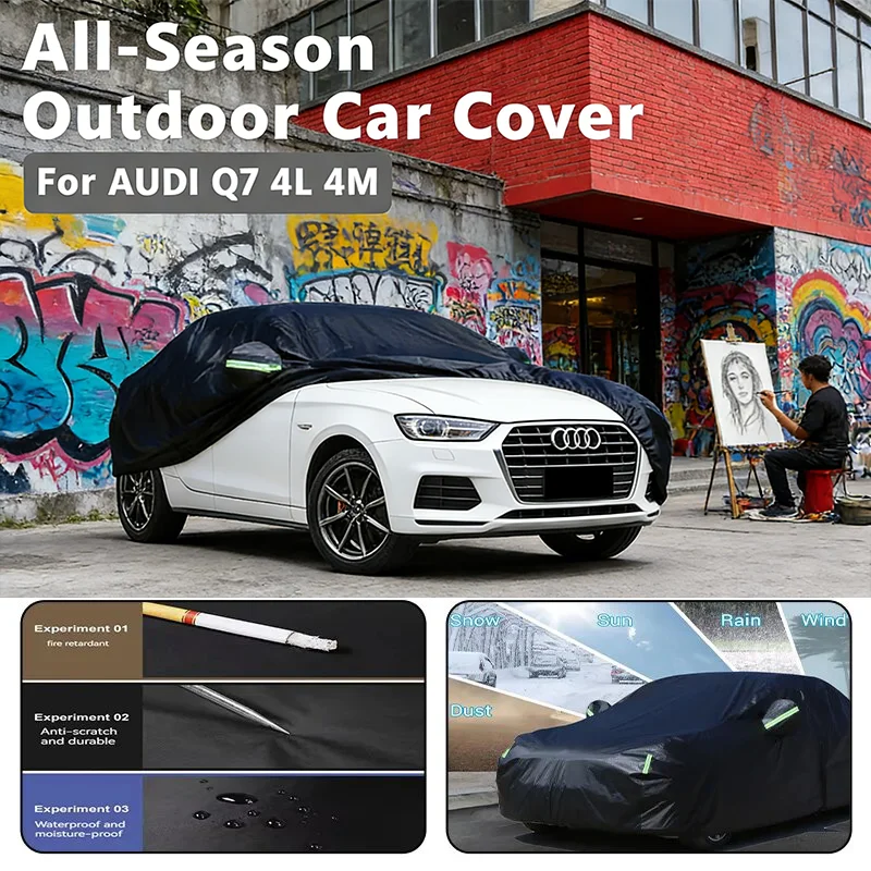 

All-Season Car Cover for AUDI Q7 4L 4M - Outdoor Full Protection, Waterproof Dustproof Heat-Resistant