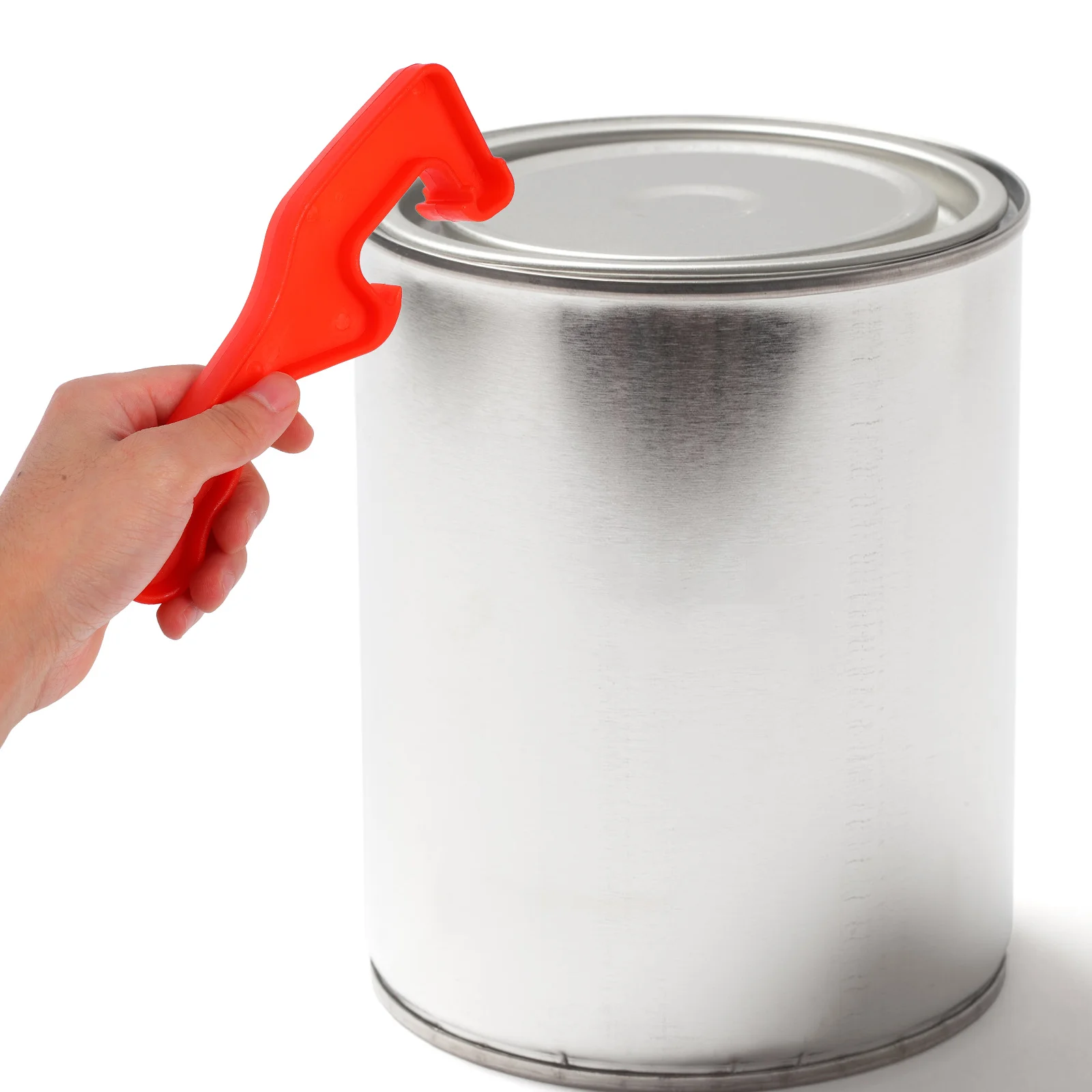 Abridor de tapa Industrial, herramienta de cubo resistente para cubos de plástico, latas de pintura, tambores de aceite, llave removedora de tapa de fácil uso para el hogar, 5 uds.