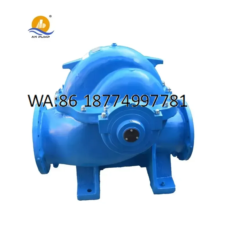 custom Large Volume Horizontal Axially Split Casing Double Suction Water Pump