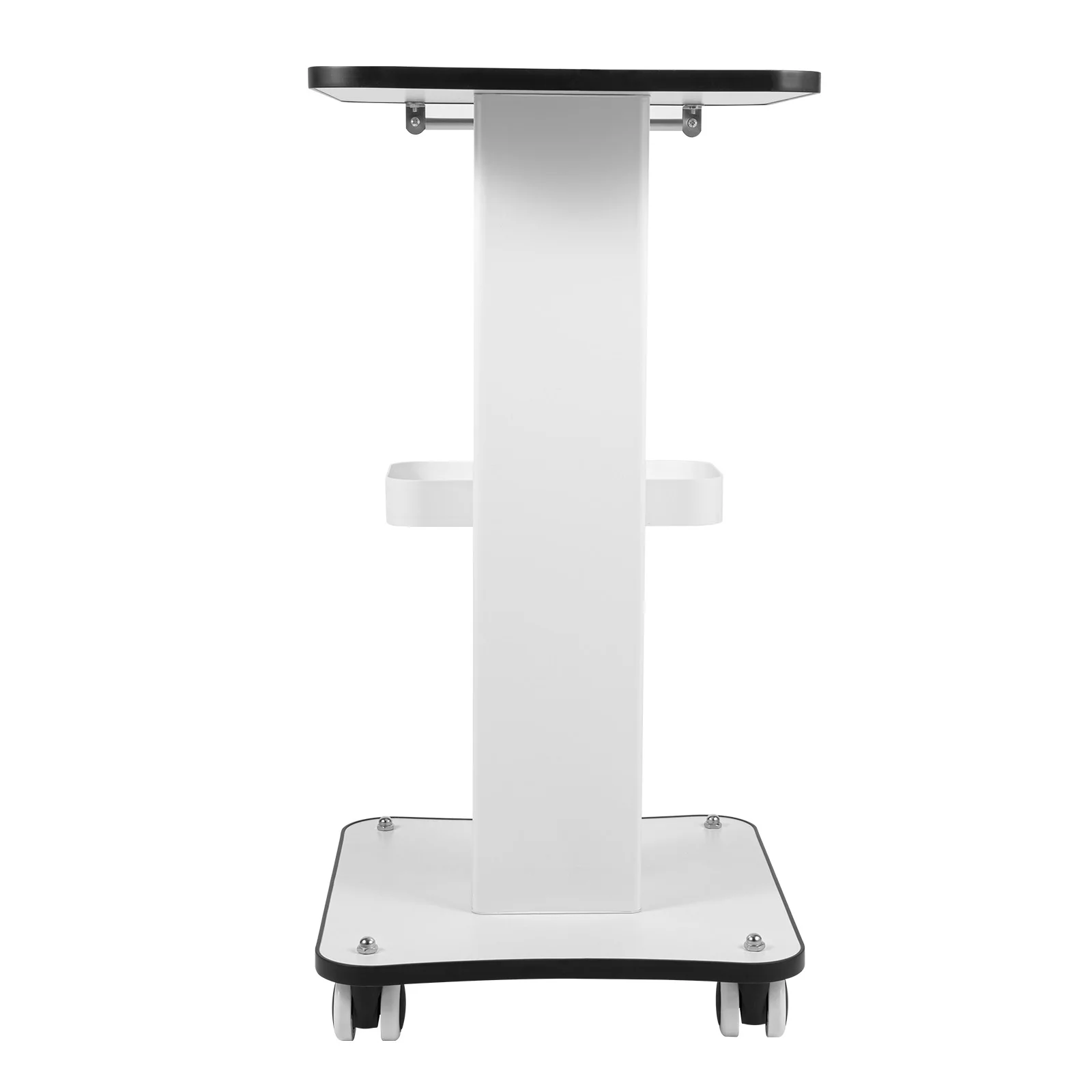 Salon Trolly Service Cart Beauty Wheelcart Barber Store Roller Stand with Handle for Spa Salons Instruments Storage