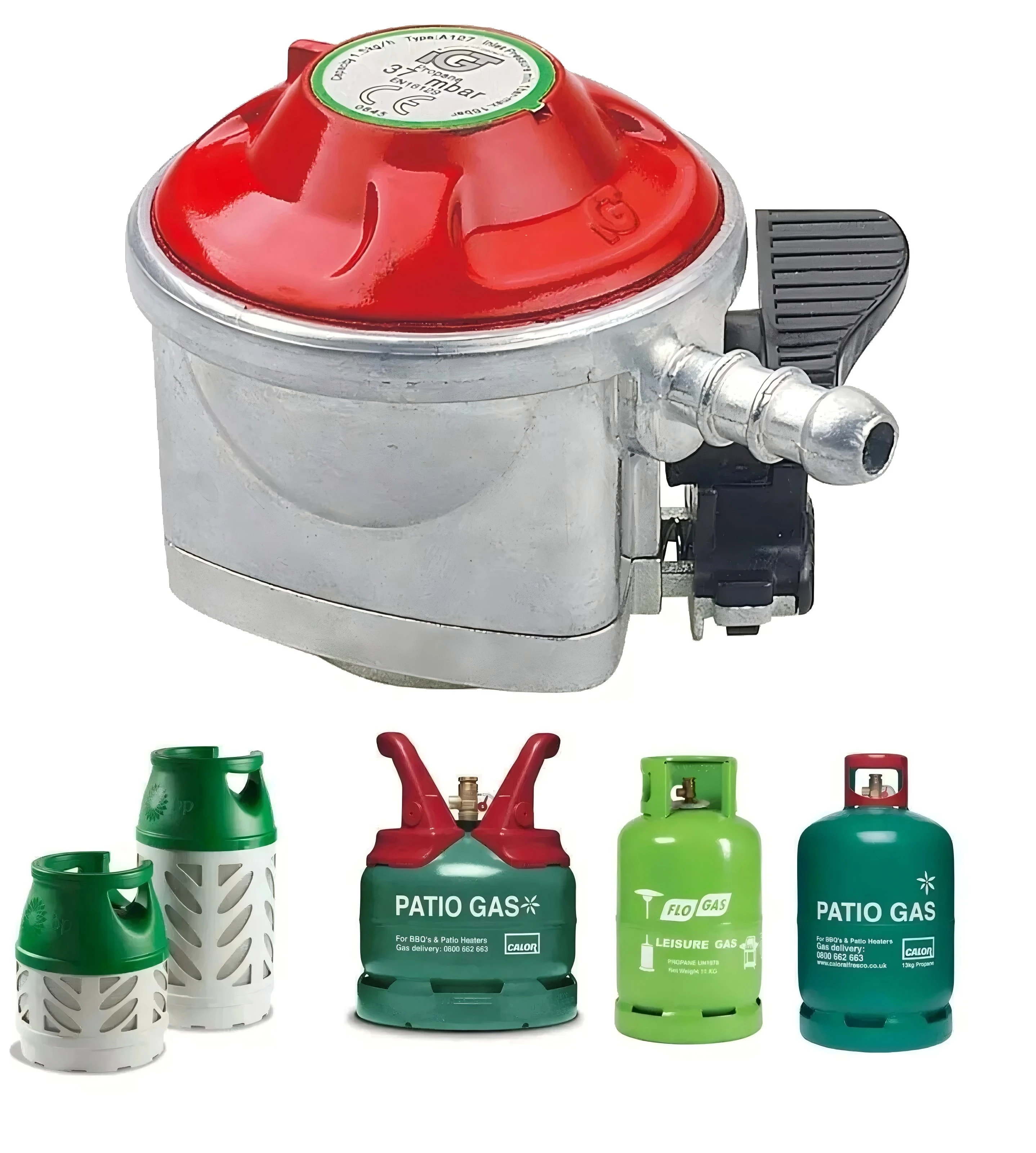 Camping Stove Regulator 37mbar Regulator 27mm Clip Camping BBQ 1.5 Kg H Flow Rate Included Clip-On Design For BBQs Grills Tools