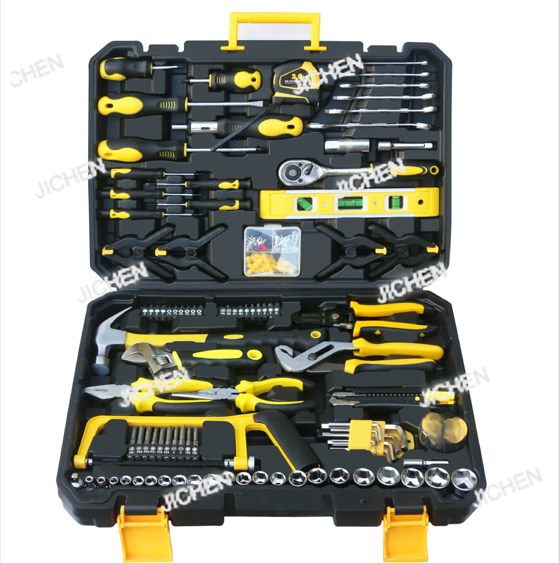 

QZT Household Multifunctional Toolbox Set Hardware Tools Daquan Woodworking Combination Set Auto Repair