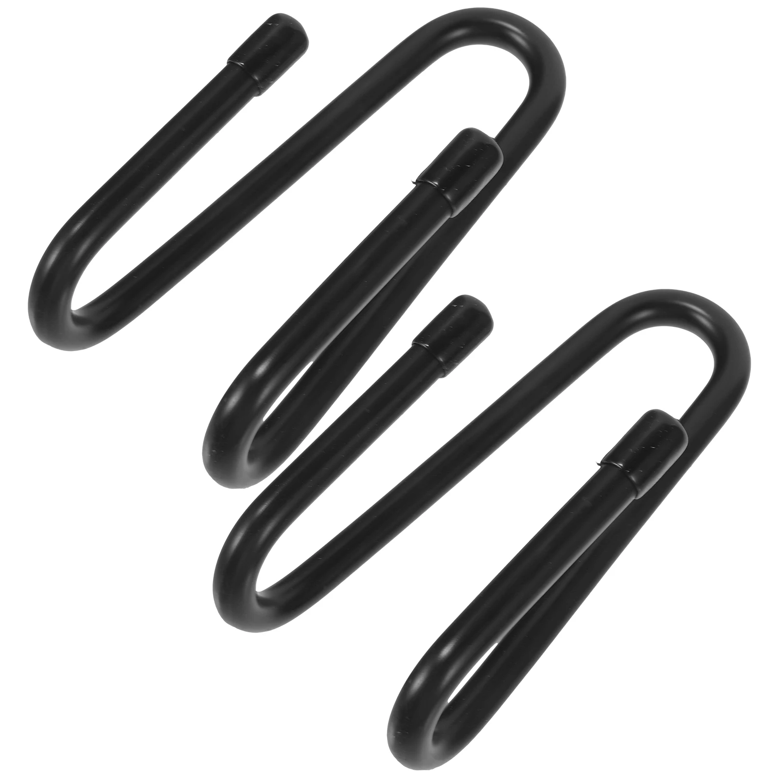 

2 Sets Stand Wall Mount Display Racks Sword Gourd Silk Mounted Black Aluminum Alloy for