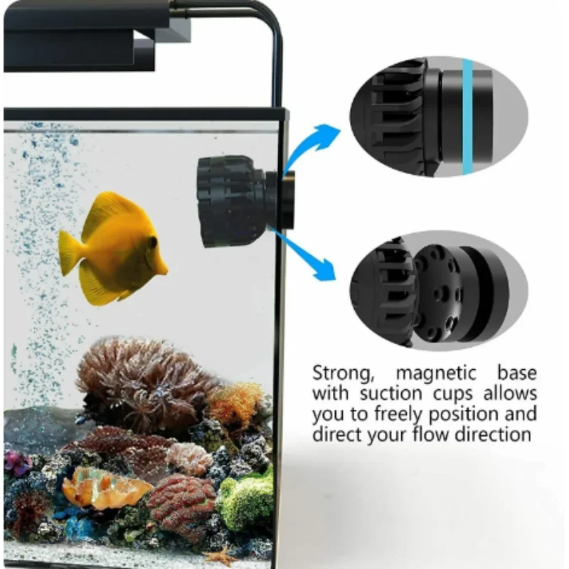 ZKSJ Third generation Mini Slim 2000 Slim 3000 Mini Aquarium Wave Maker Circulation Pump 3 Wave Patterns No control program