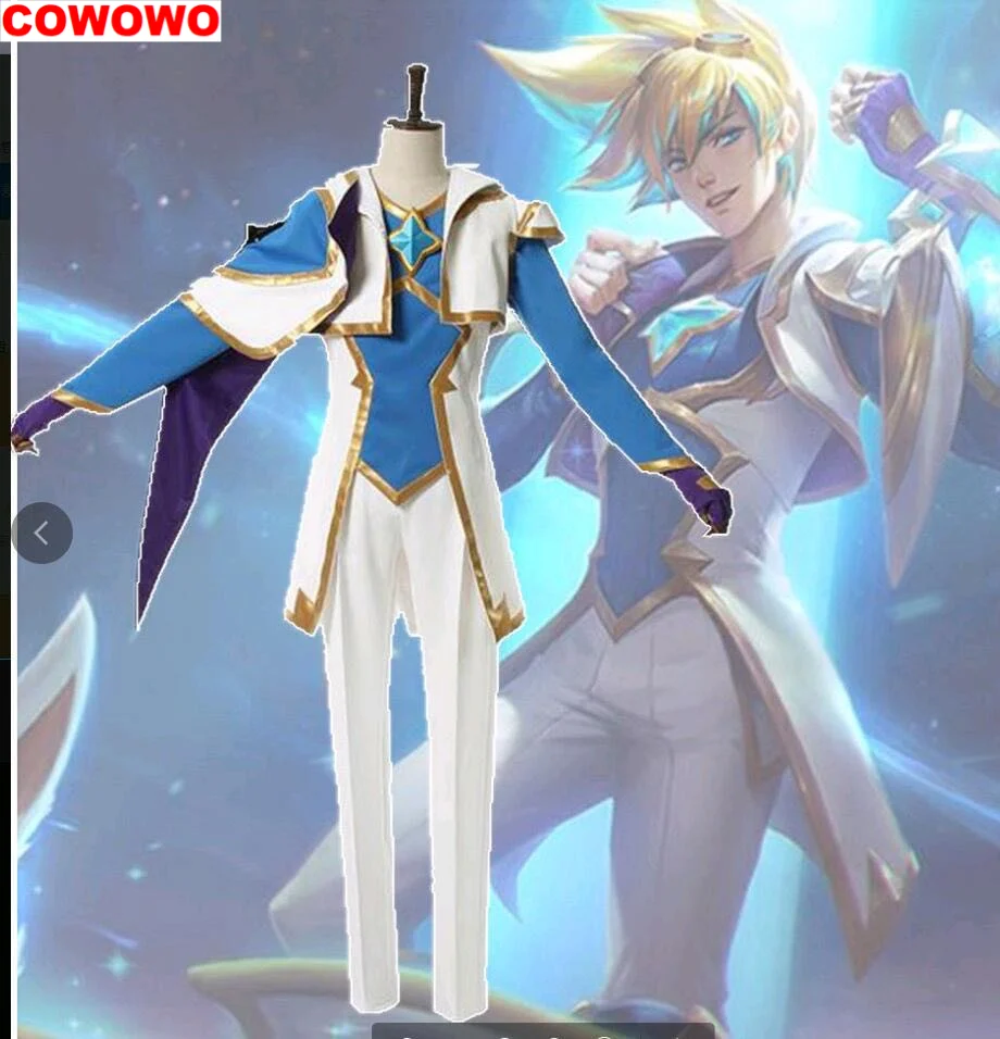 

COWOWO Lol Star Guardian Ezreal Cosplay Costume Cos Game Anime Party Uniform Hallowen Play Role Clothes Clothing