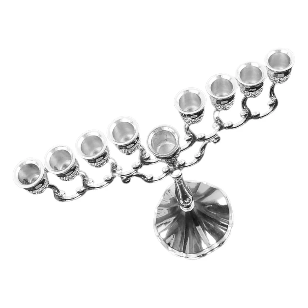 حامل على الطراز الأوروبي لحفلات الزفاف قطعة مركزية منضدية الديكور عشاء ضوء الشموع حامل الشمعدانات المعدنية