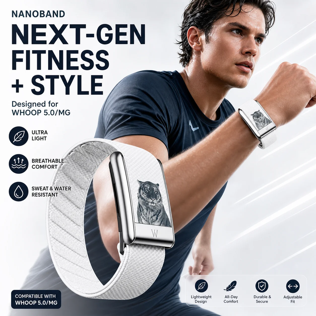 whoop-50-mg-band-tiger-print-nylon-woven-strap-fashion-sport-replacement-wristband-fitness-tracker-accessories