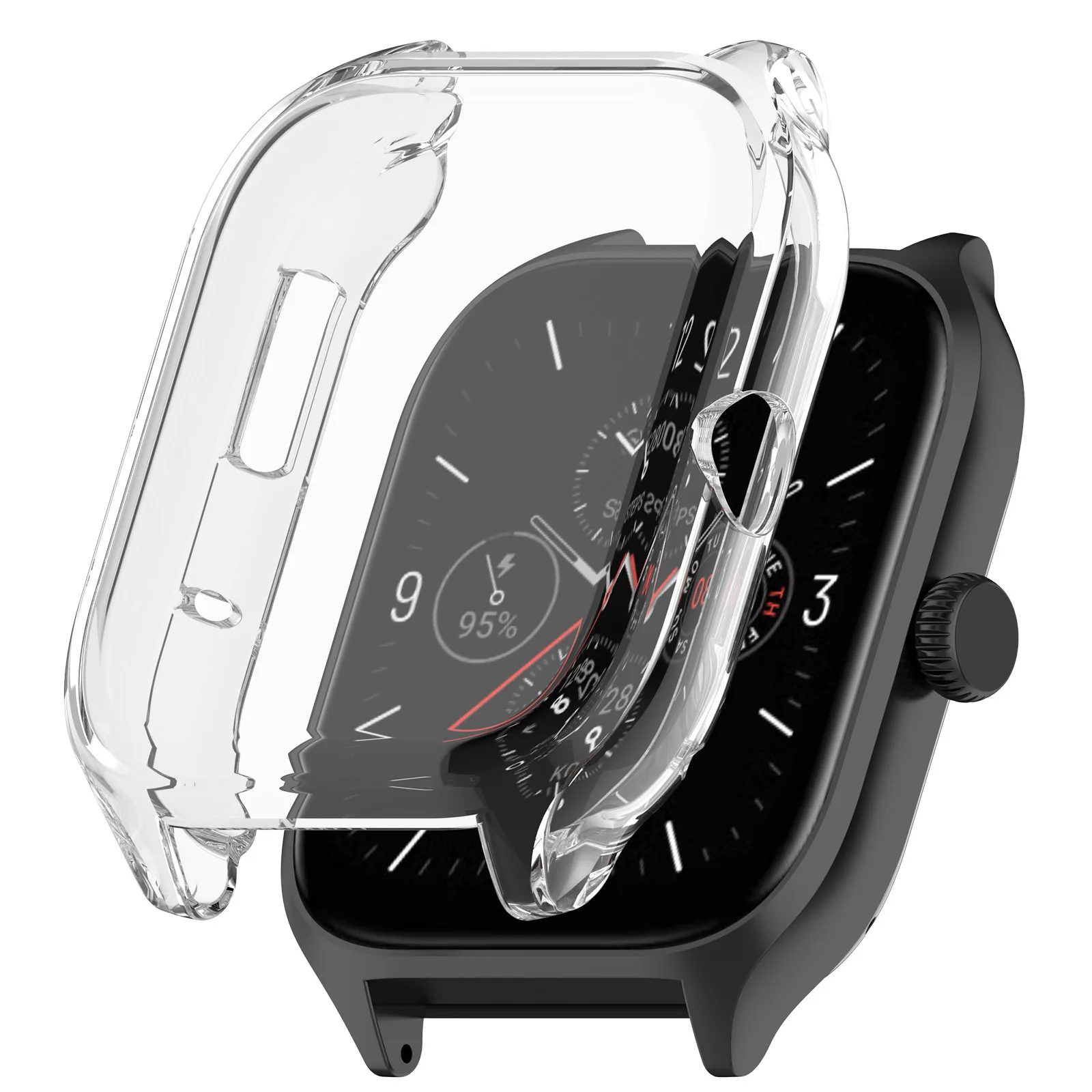 Custodia protettiva per Amazfit GTS 4 Smart Watch Bumper Full TPU Screen Protector Watch Case per Amazfit GTS 4 Cover Case Shell