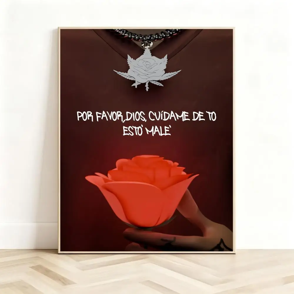 Urban E-Eladio Carrion Poster Classic Self-Adhesive PP Wall Sticker for Living Room Bar Decor Gift