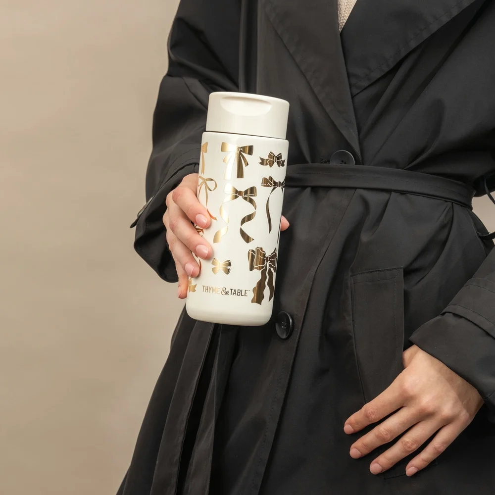 Stainless Steel Travel Coffee Tumbler 22oz Leak-Proof Double Wall Insulated Mug Keeps Drinks Hot Cold Fits Most Cupholders