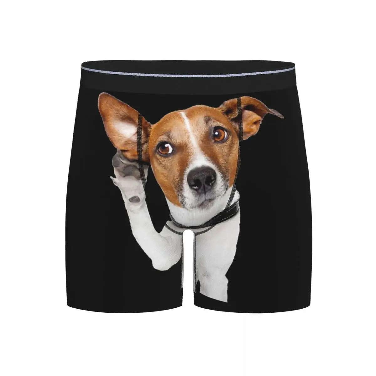 

Long Boxer Underpants Shorts Jack Russell Terrier Dog Funny Panties Male Breathable Underwear for Homme Man Boyfriend Gift