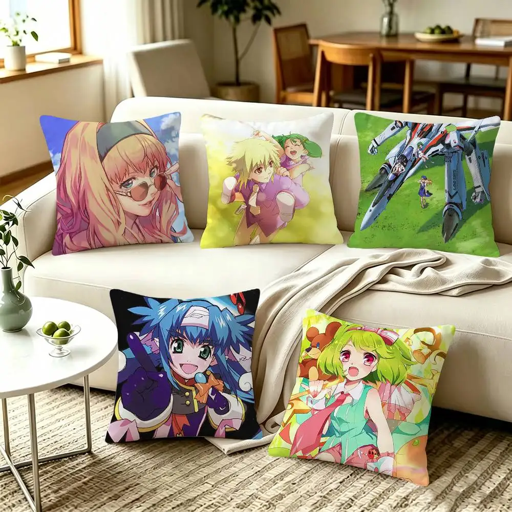 Macross Frontier Anime  Home Sofa Cushion Covers and Aecorative Custom Pillow Covers