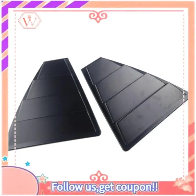 

Durable Rear Quarter Side Window Louvers Vent Cover Trim Panel Window Blinds Triangular For Hyundai Elantra 2017 2018 2019