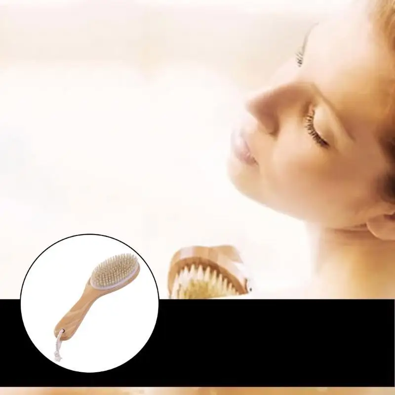 

28ta Full Body Natural Bristh Dry Skin Scieliation Massager Massager Scrubber