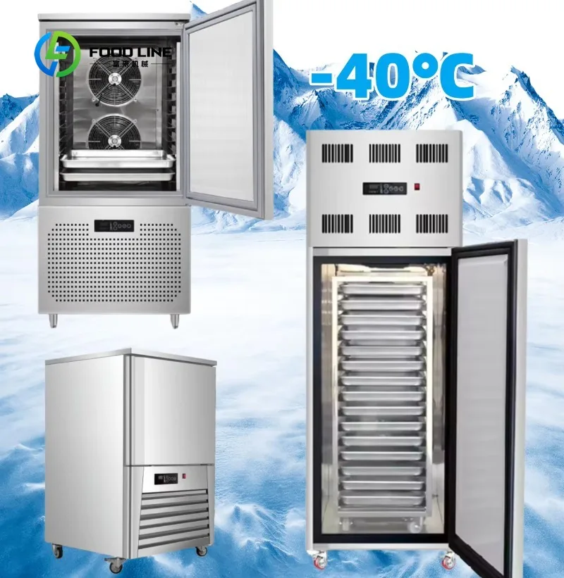 Customized Low Temperature Small Instant Quick Frozen Blast Chiller Shock Fast Flash Freezing Equipment Refrigerator Machine