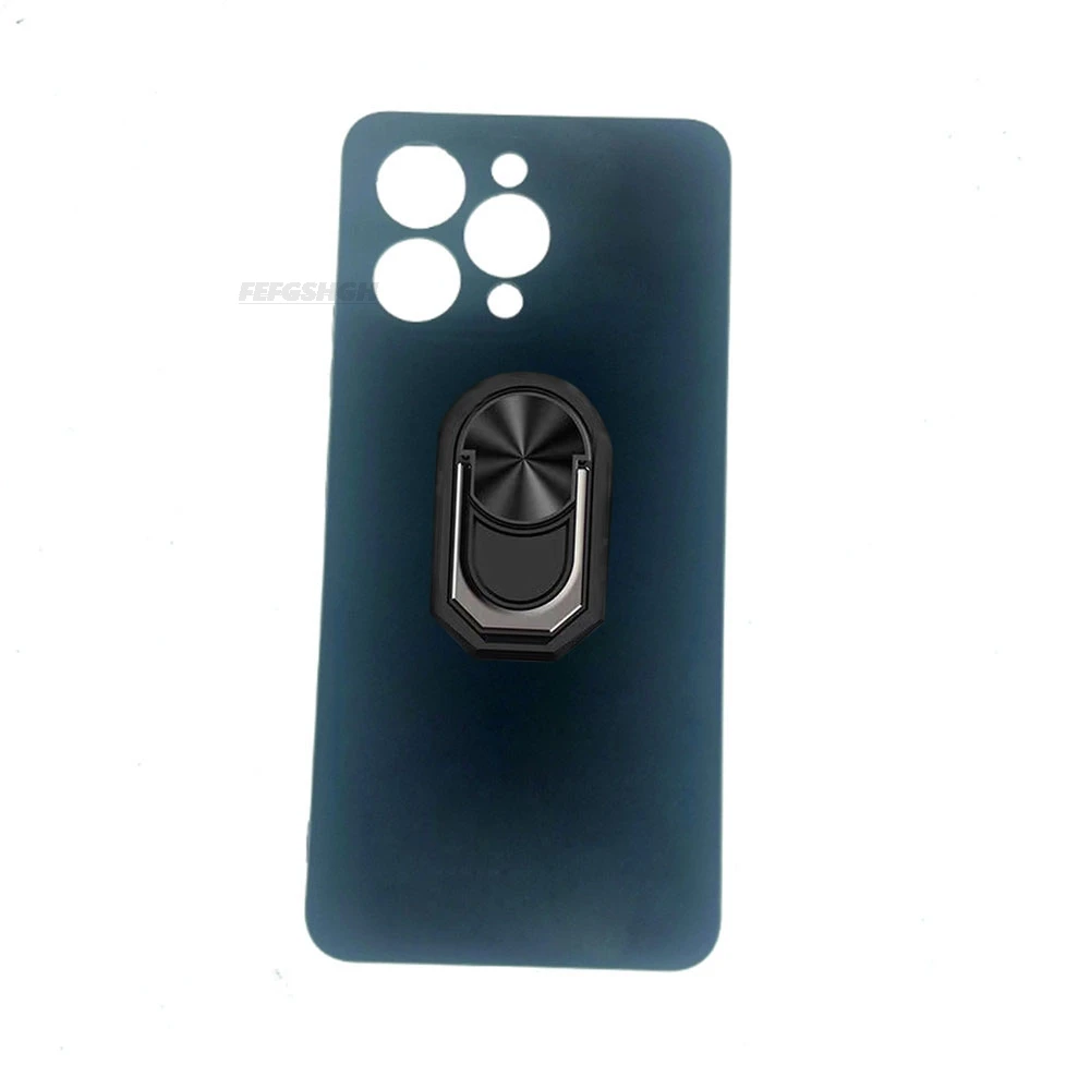 For Doogee Note 58 Pro 6.75" Back Finger Ring Soft TPU Silicone Case For DoogeeNote58 Note58 Note58Pro Bracket Phone Cover