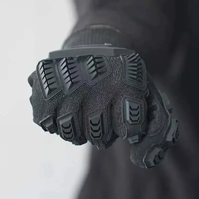 Techwear luvas táticas das mulheres dos homens treinamento ao ar livre motocicleta à prova de facadas luvas resistentes ao desgaste ginásio esporte guantes