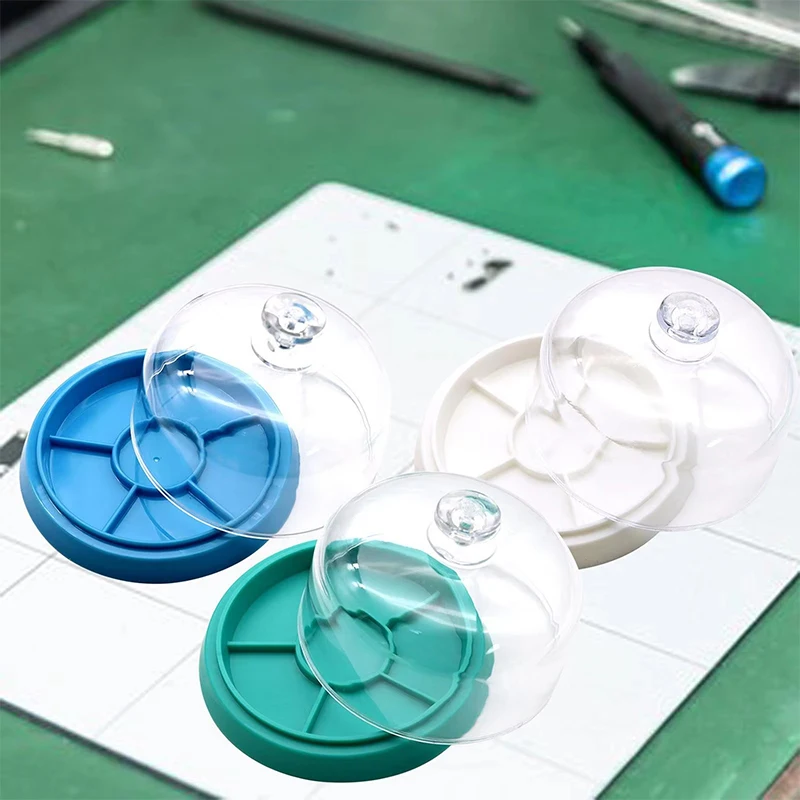 3/5 pçs relógio movimento capa de poeira peças titular bandeja peças protetor à prova de umidade anti-poeira cobre caixa de armazenamento conjunto de ferramentas